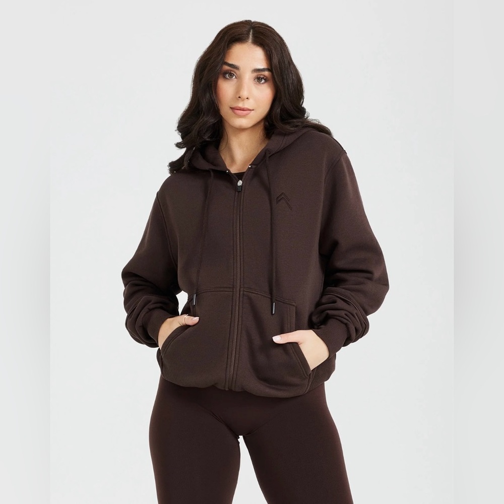 Oner Active Classic Lounge Oversized Zip Through Hoodie XS